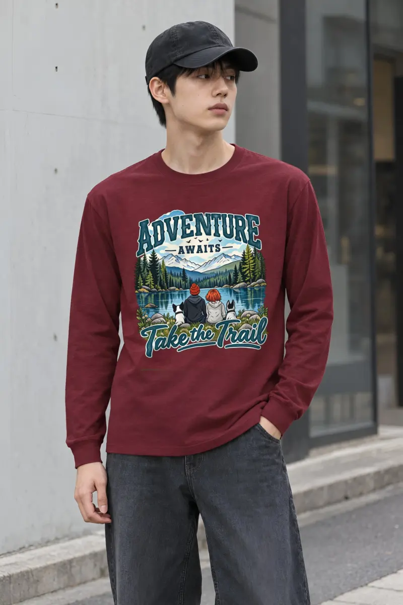 "Adventure Awaits" Unisex Longsleeve T-shirt