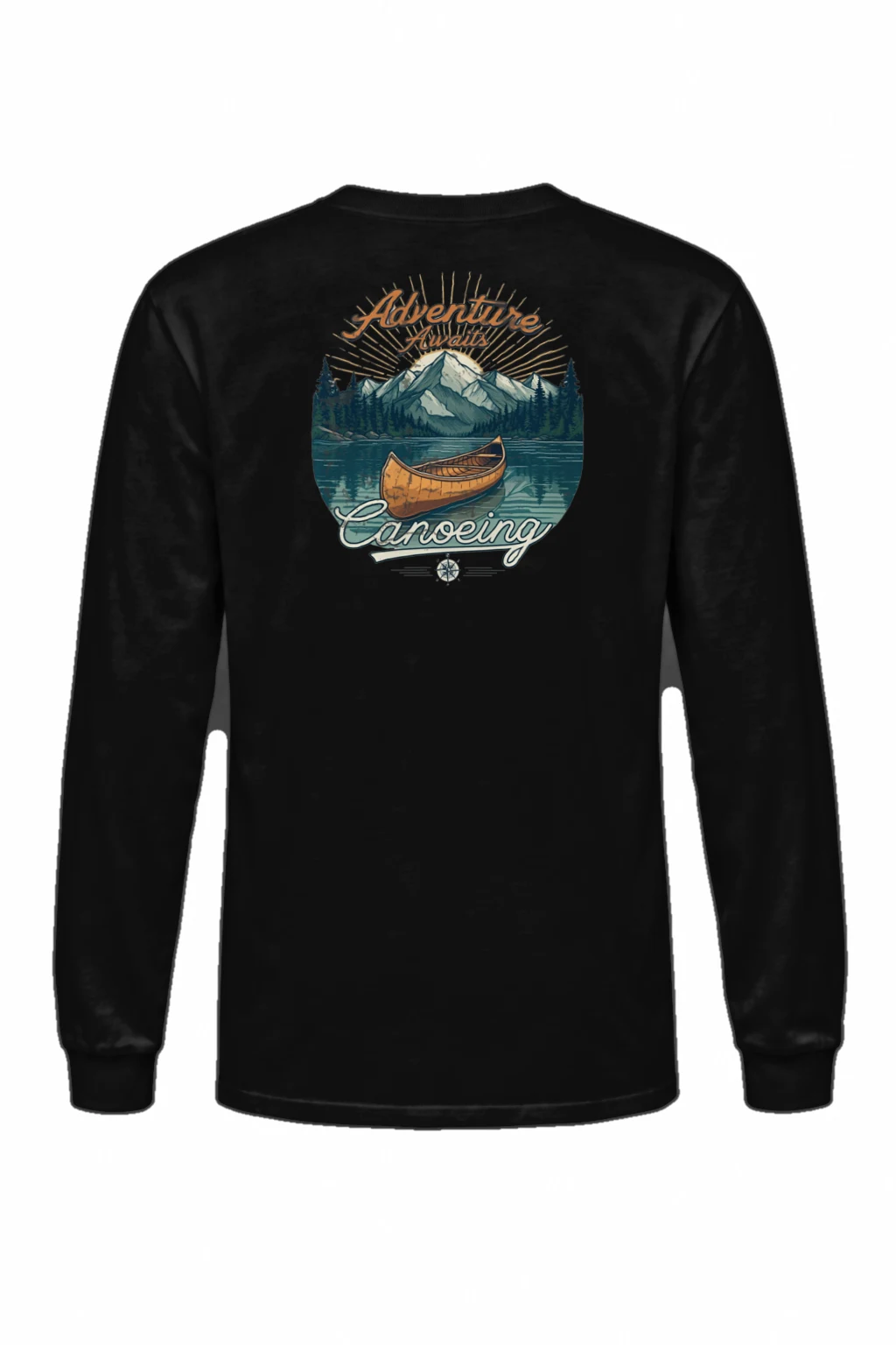 "Adventure Awaits" Unisex Longsleeve T-shirt | Gildan 2400