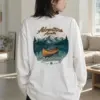 "Adventure Awaits" Unisex Longsleeve T-shirt | Gildan 2400
