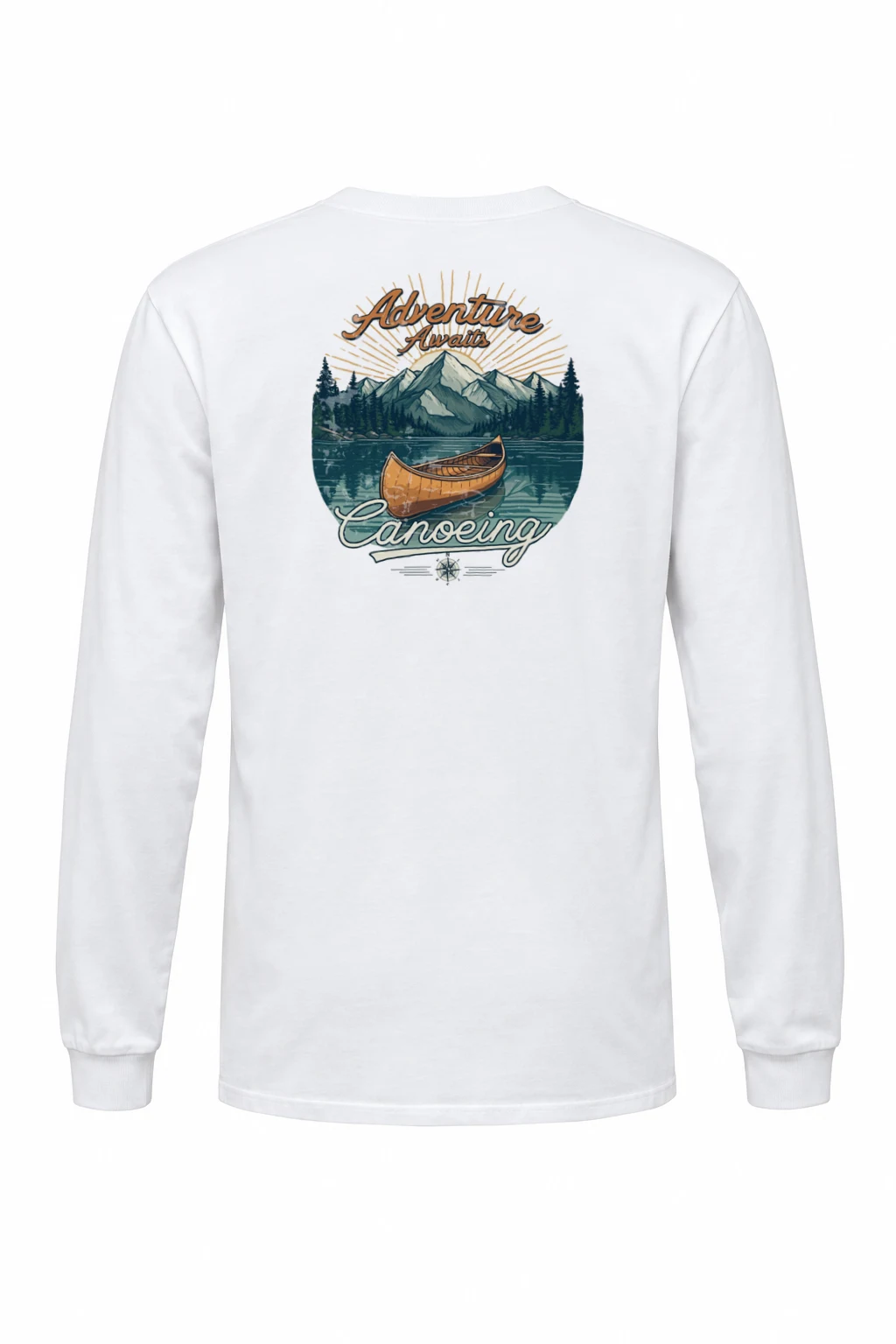 "Adventure Awaits" Unisex Longsleeve T-shirt | Gildan 2400