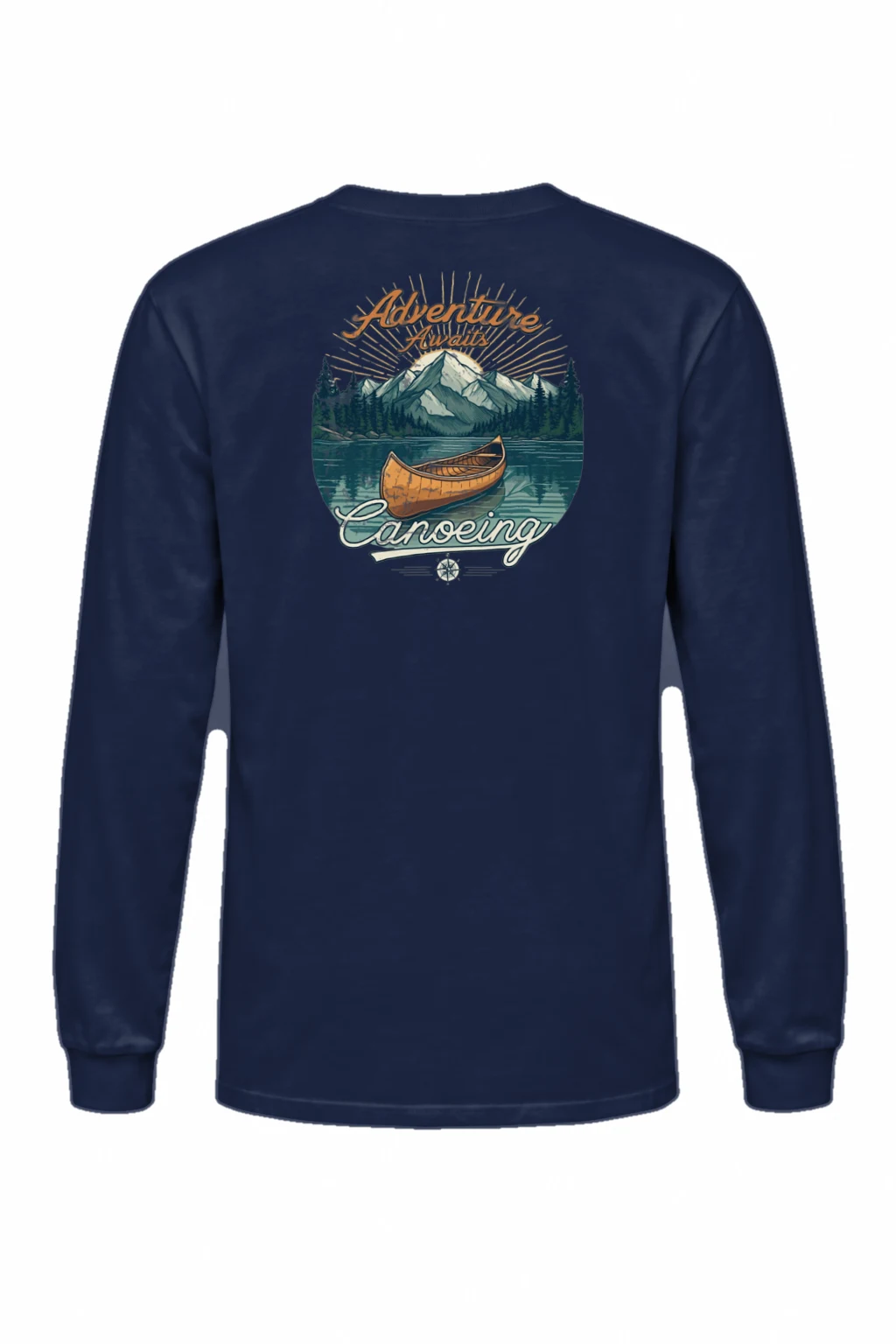 "Adventure Awaits" Unisex Longsleeve T-shirt | Gildan 2400