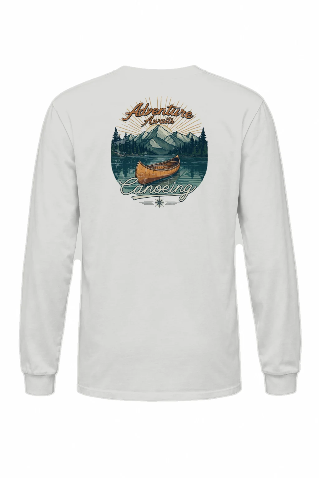"Adventure Awaits" Unisex Longsleeve T-shirt | Gildan 2400