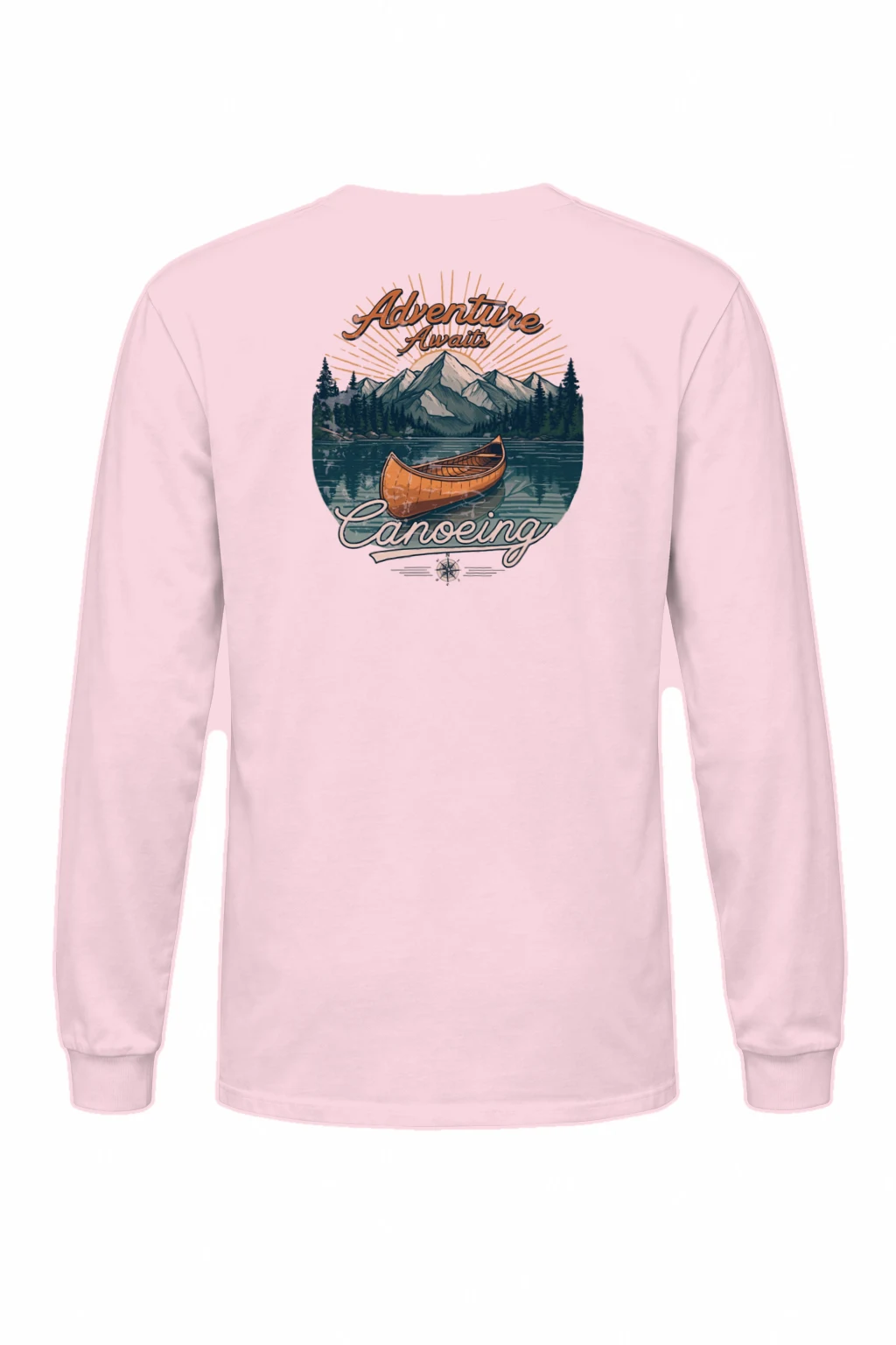 "Adventure Awaits" Unisex Longsleeve T-shirt | Gildan 2400