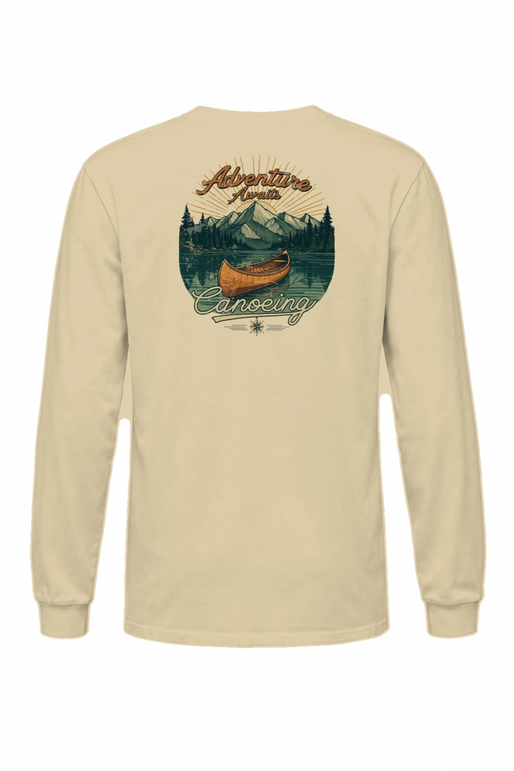 "Adventure Awaits" Unisex Longsleeve T-shirt | Gildan 2400
