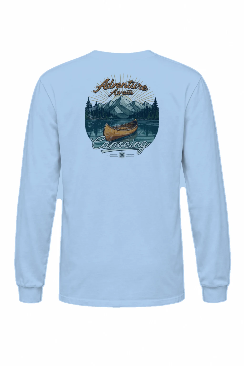 "Adventure Awaits" Unisex Longsleeve T-shirt | Gildan 2400