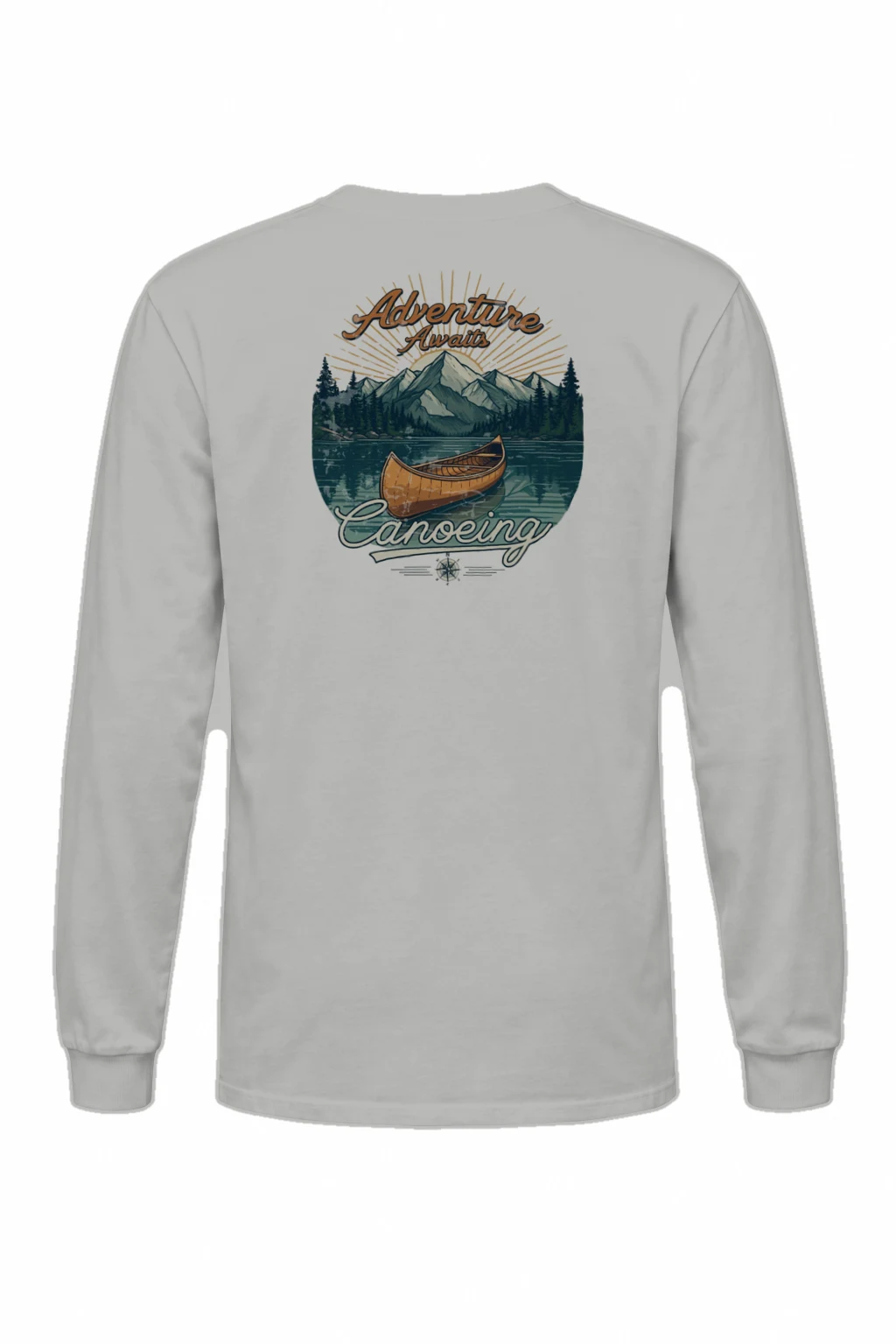 "Adventure Awaits" Unisex Longsleeve T-shirt | Gildan 2400