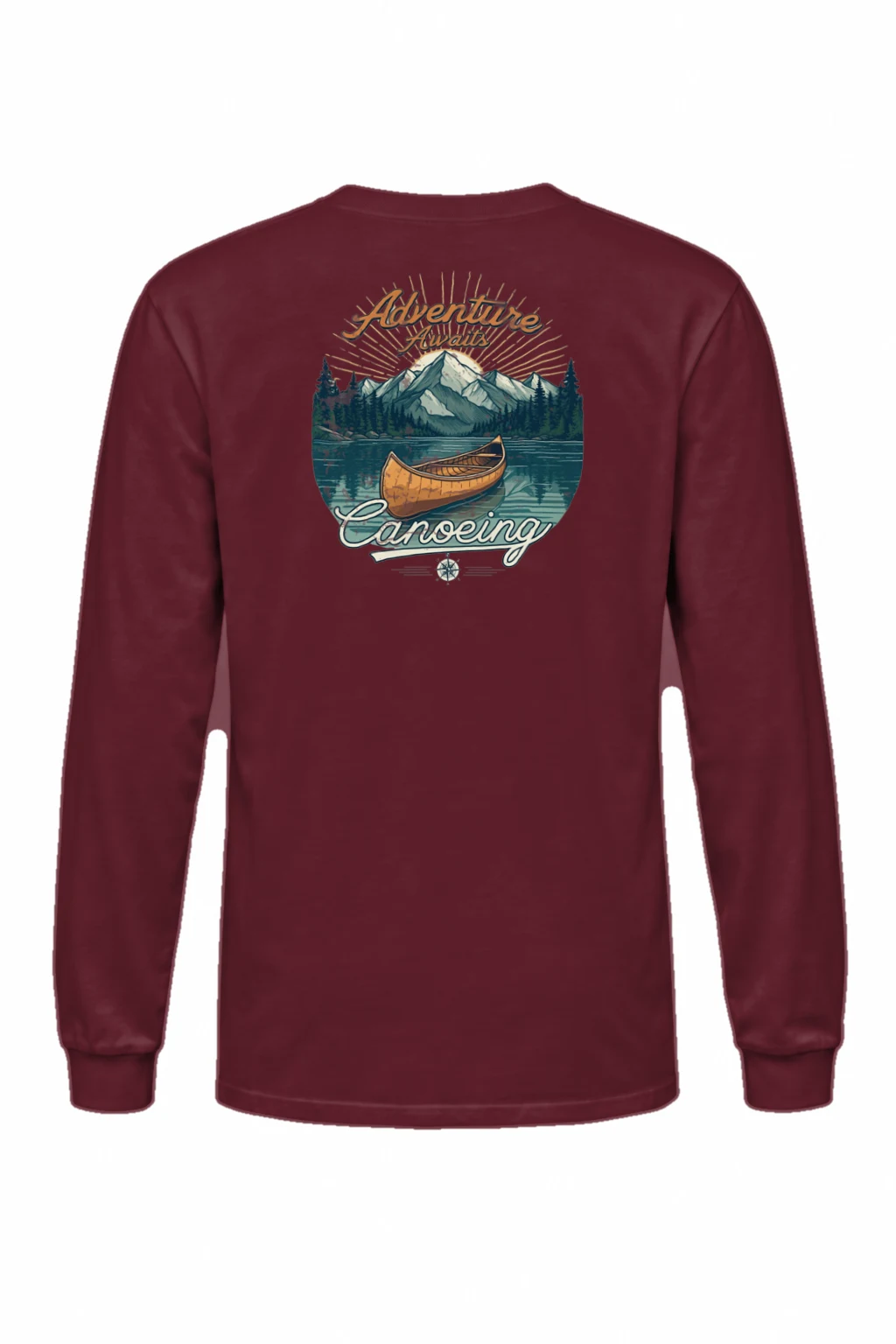 "Adventure Awaits" Unisex Longsleeve T-shirt | Gildan 2400