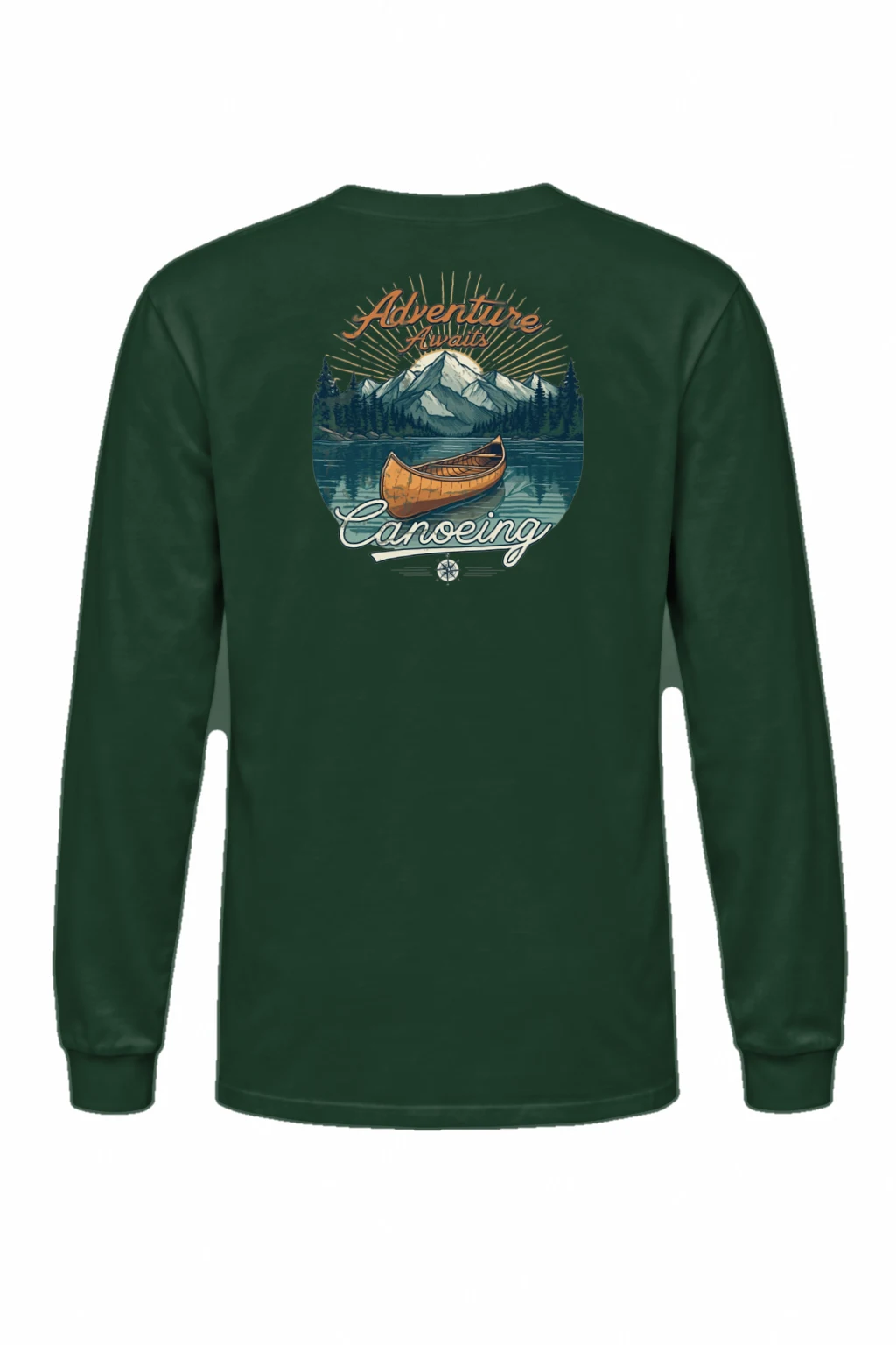 "Adventure Awaits" Unisex Longsleeve T-shirt | Gildan 2400
