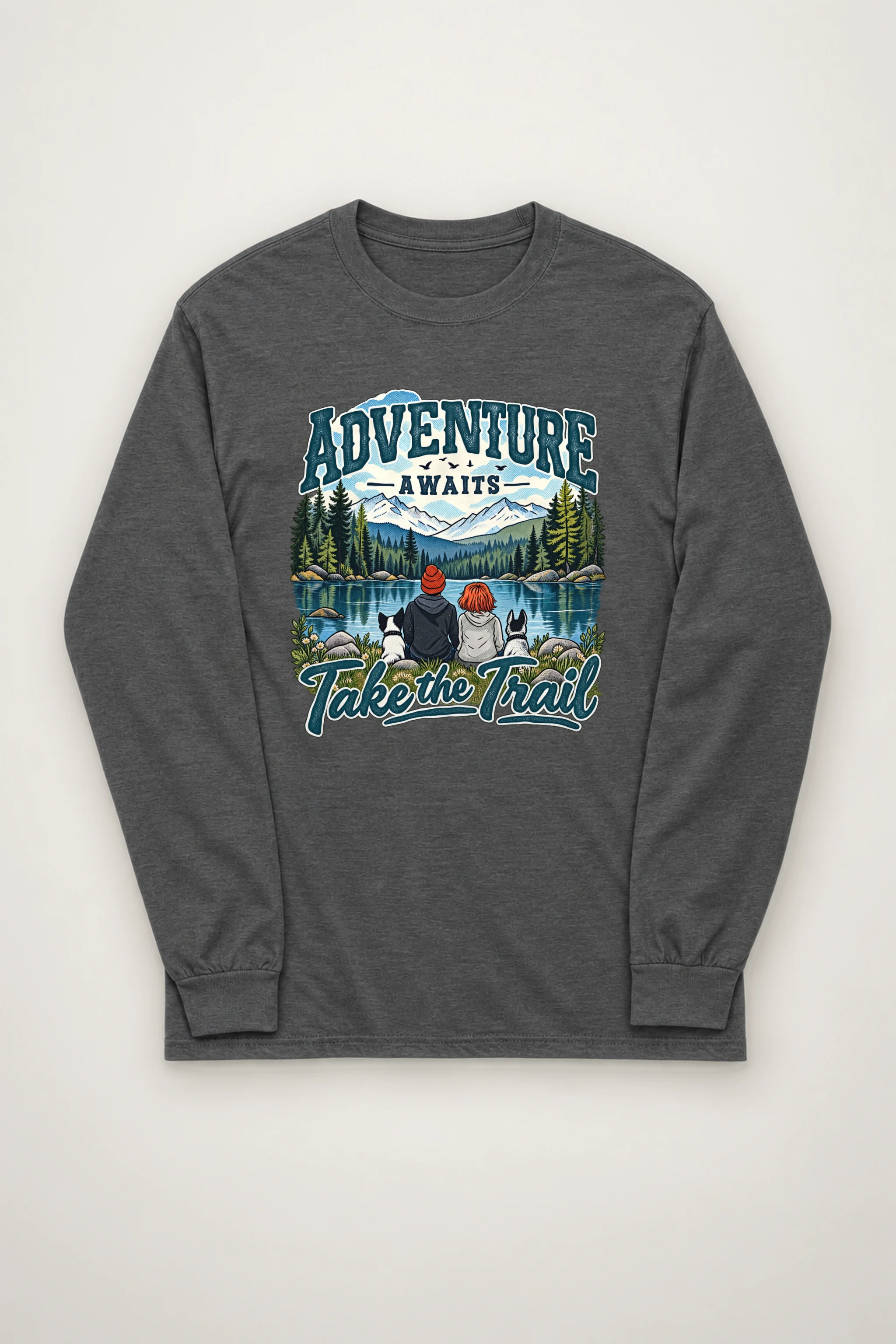"Adventure Awaits" Unisex Longsleeve T-shirt