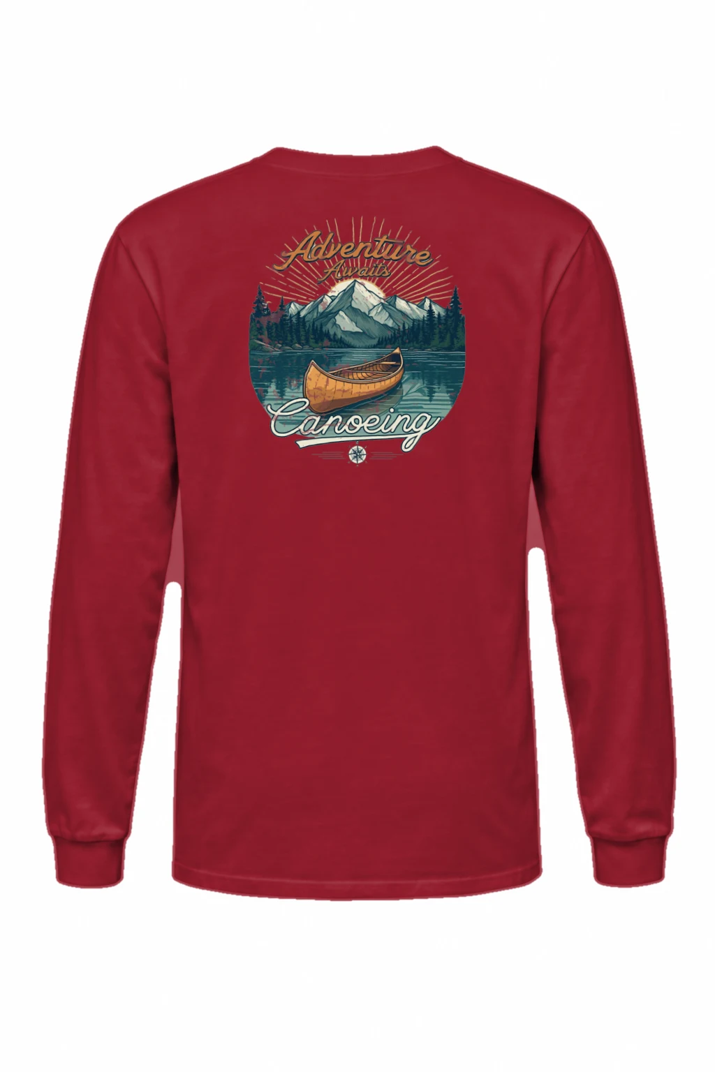 "Adventure Awaits" Unisex Longsleeve T-shirt | Gildan 2400