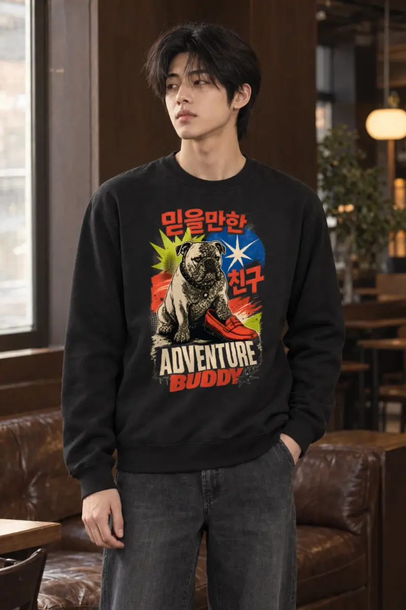 "Adventure Buddy" Heavy Blend Unisex Crewneck Sweatshirt