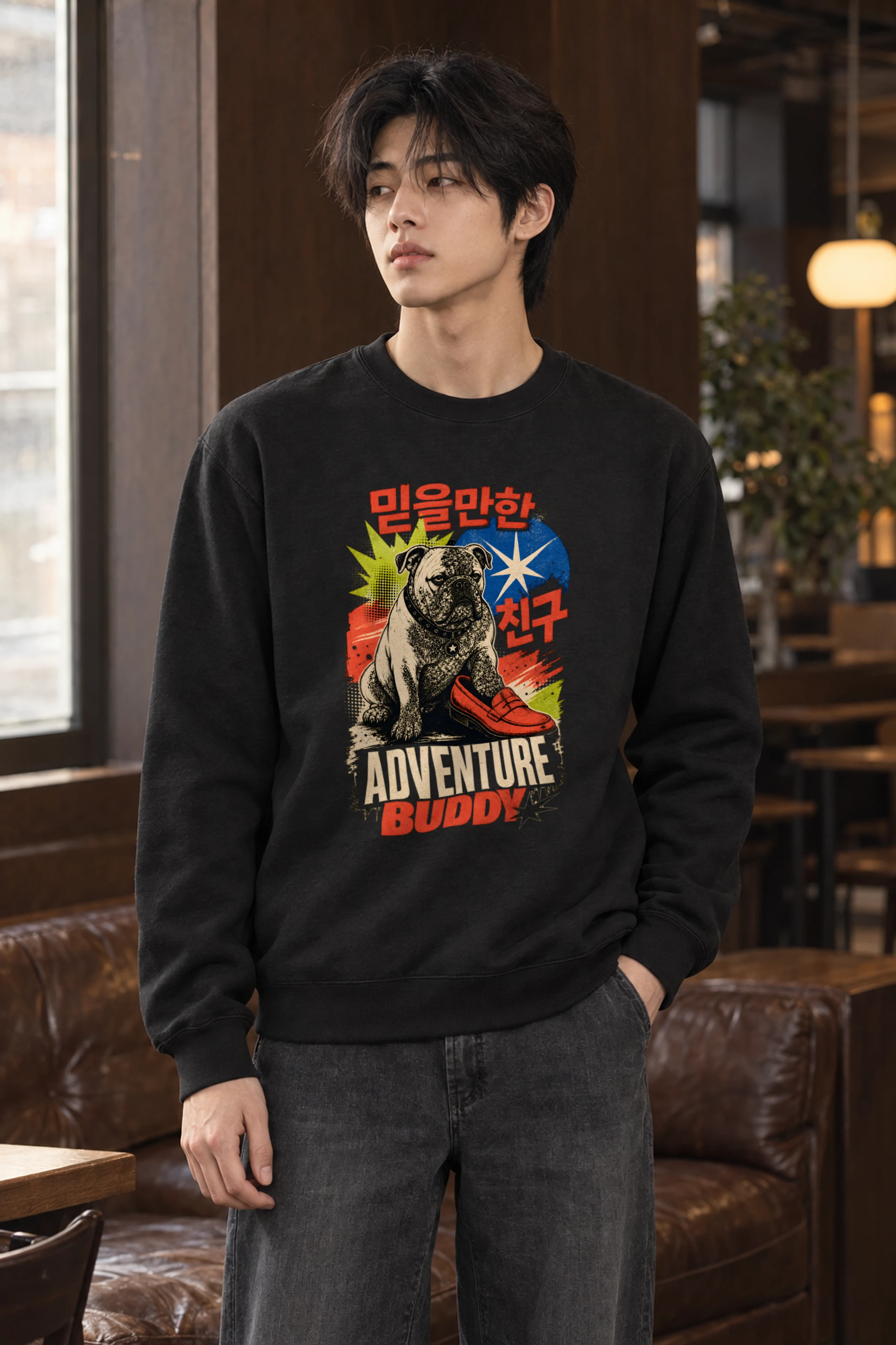 "Adventure Buddy" Heavy Blend Unisex Crewneck Sweatshirt