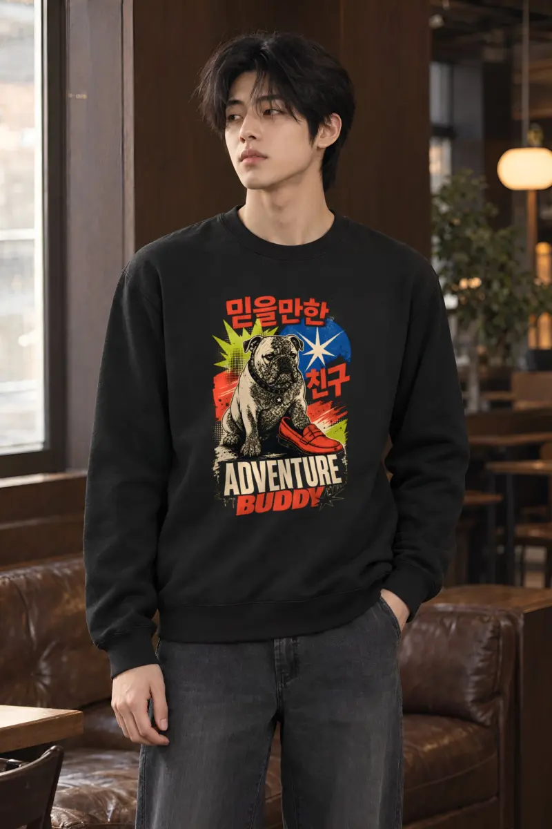 "Adventure Buddy" Heavy Blend Unisex Crewneck Sweatshirt