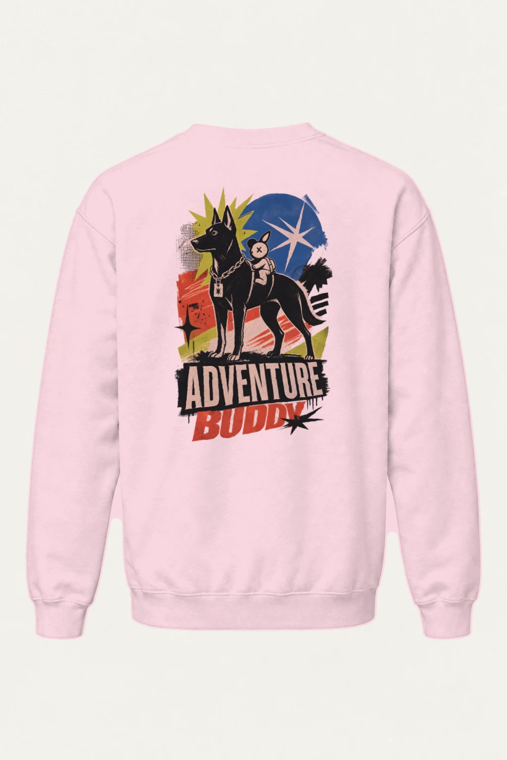 "Adventure Buddy" Heavy Blend Unisex Crewneck Sweatshirt | Gildan 18000