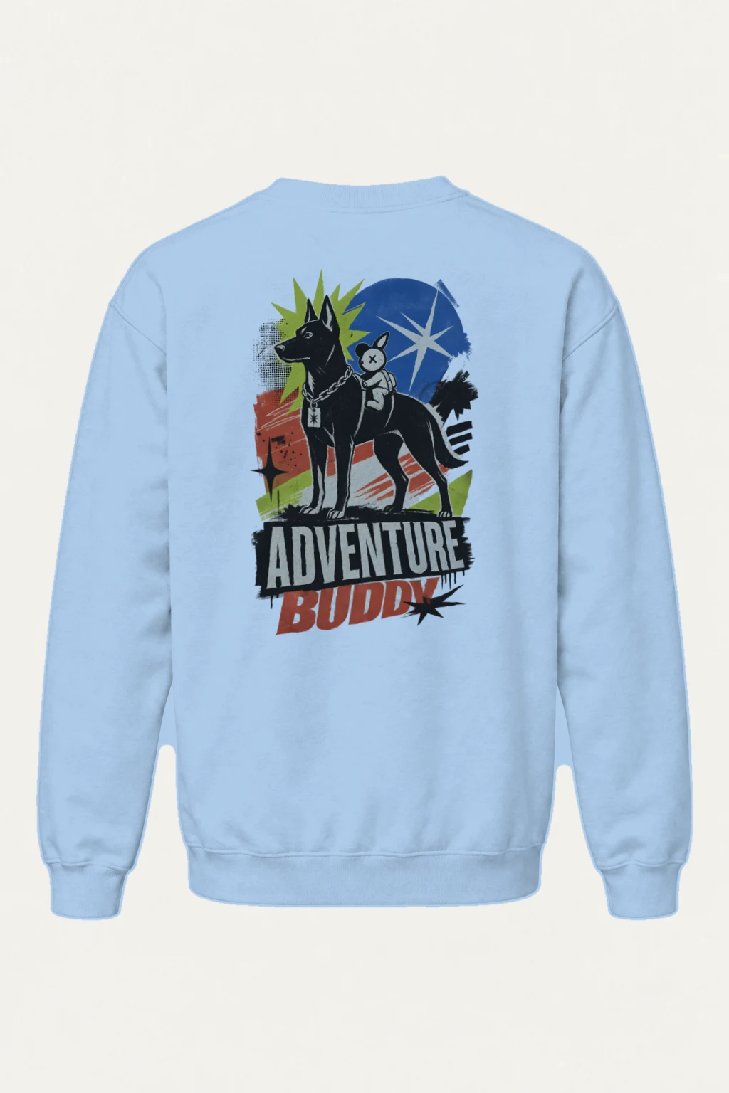 "Adventure Buddy" Heavy Blend Unisex Crewneck Sweatshirt | Gildan 18000