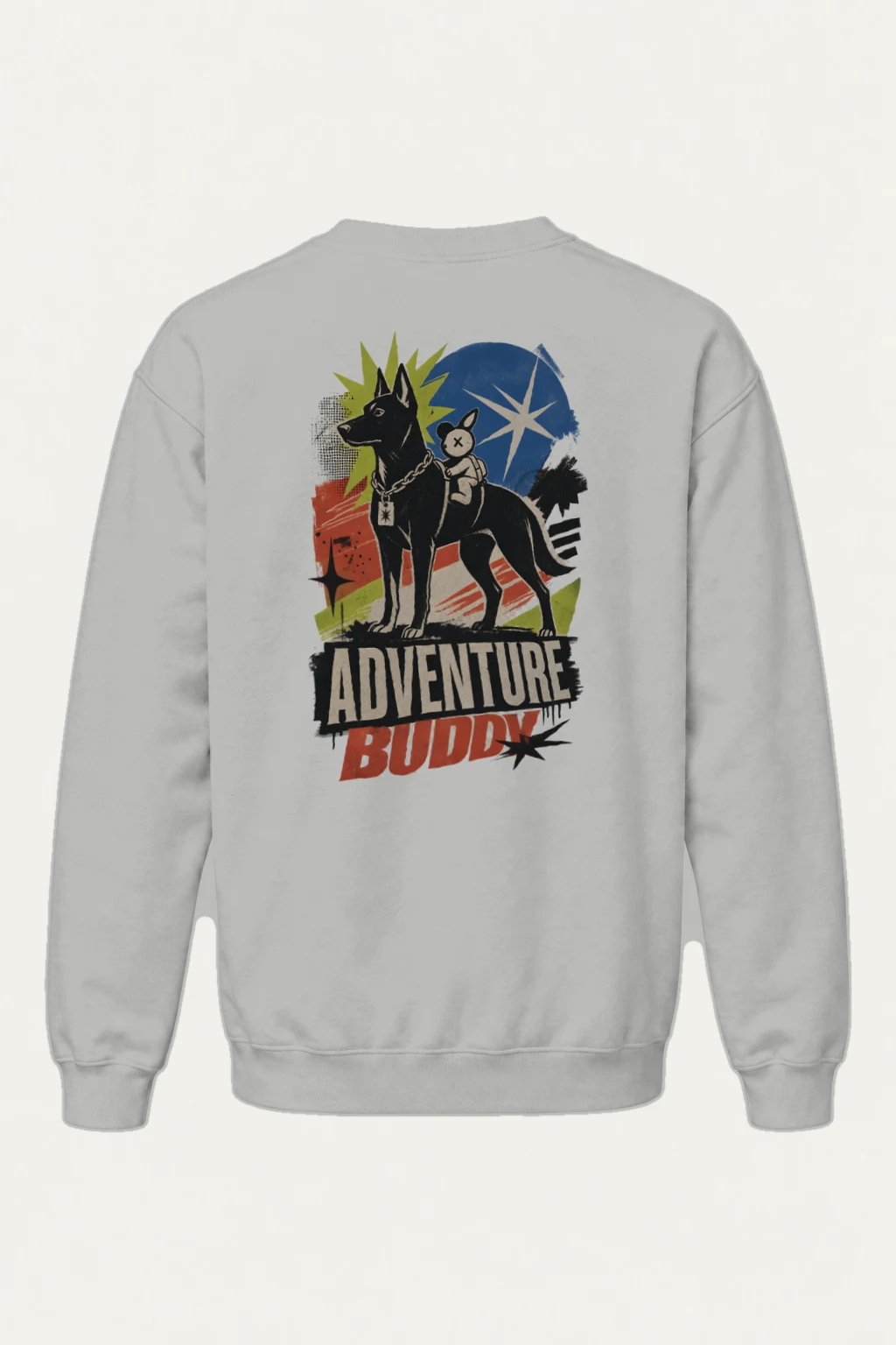 "Adventure Buddy" Heavy Blend Unisex Crewneck Sweatshirt | Gildan 18000