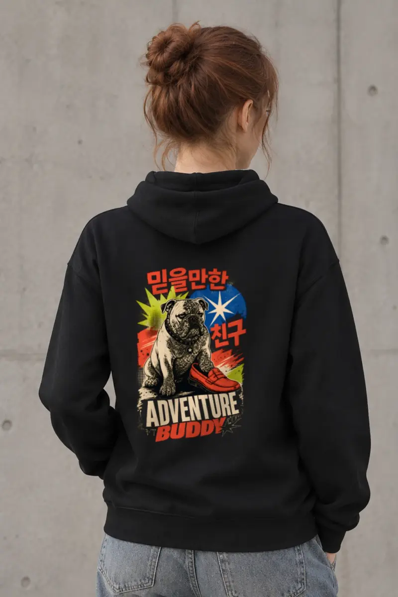 "Adventure Buddy" Heavy Blend Unisex Pullover Hoodie