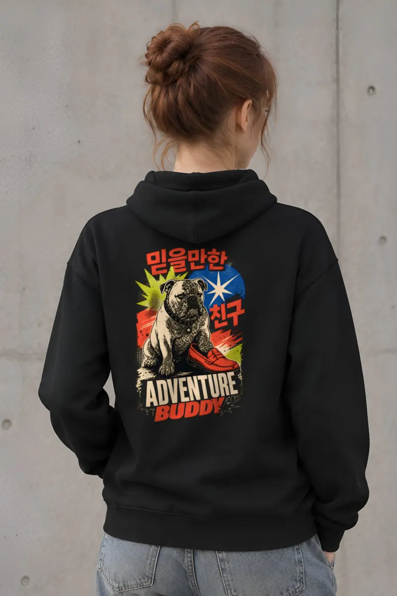 "Adventure Buddy" Heavy Blend Unisex Pullover Hoodie