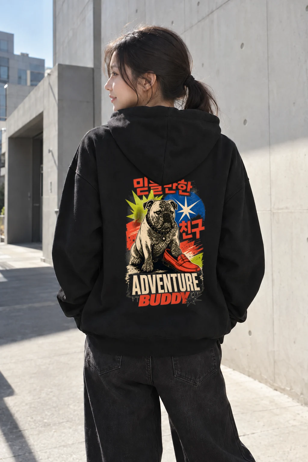 "Adventure Buddy" Heavy Blend Unisex Pullover Hoodie | Gildan 18500