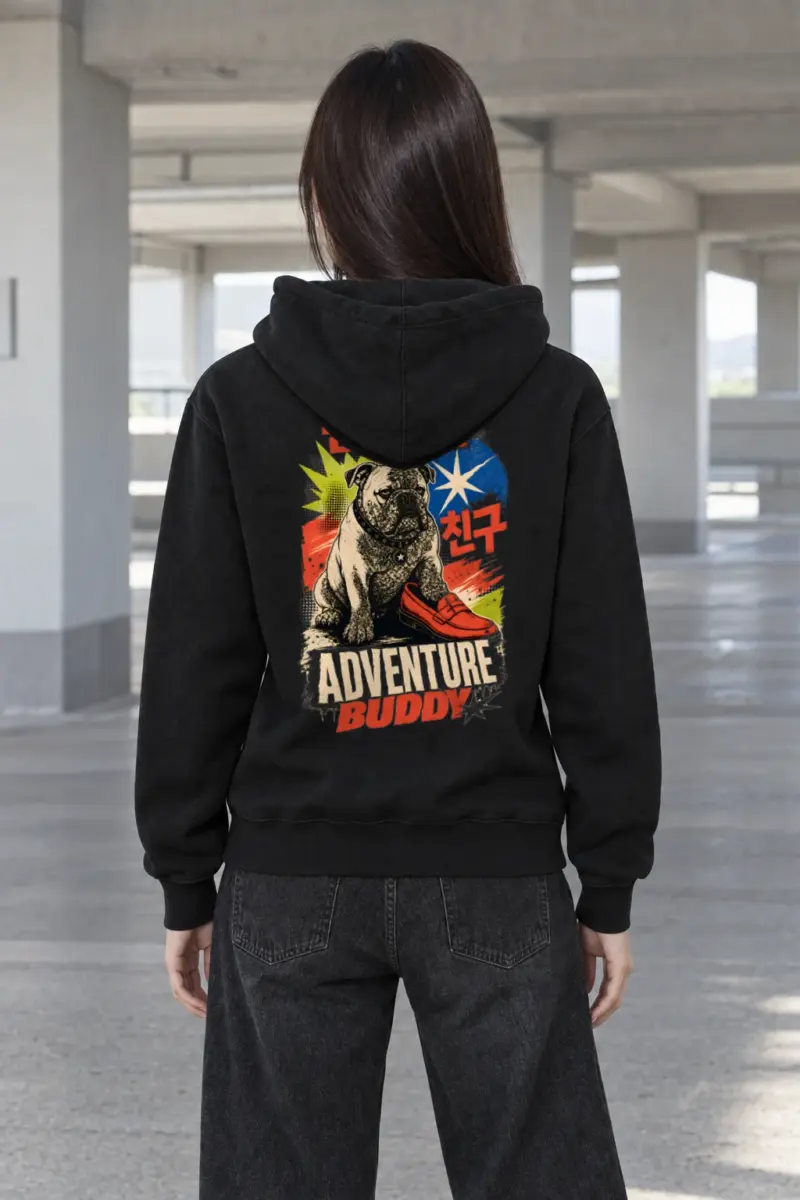 "Adventure Buddy" Heavy Blend Unisex Pullover Hoodie