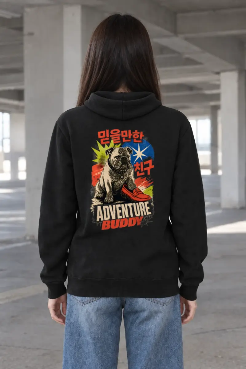 "Adventure Buddy" Heavy Blend Unisex Pullover Hoodie