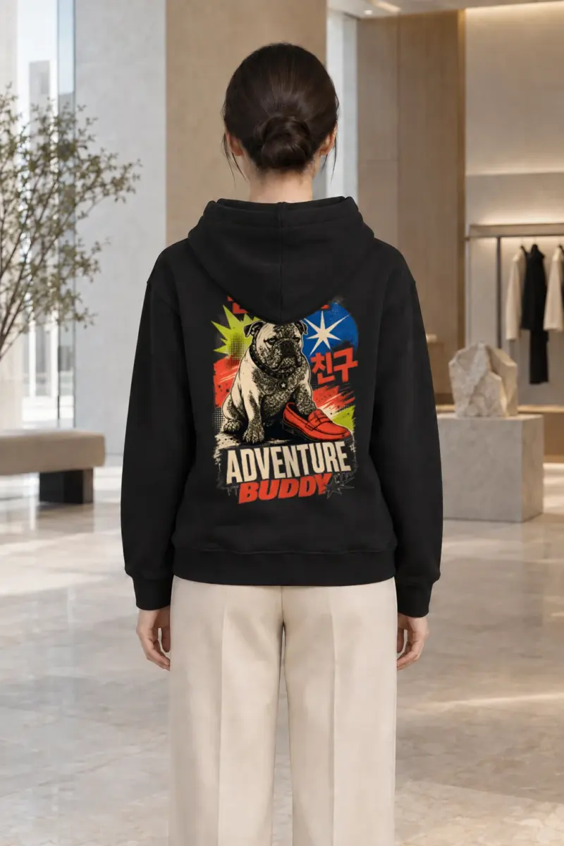 "Adventure Buddy" Heavy Blend Unisex Pullover Hoodie | Gildan 18500