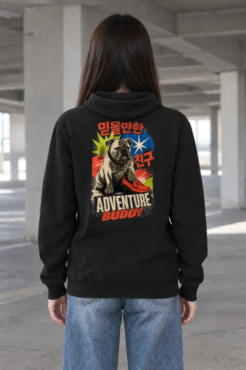 "Adventure Buddy" Heavy Blend Unisex Pullover Hoodie