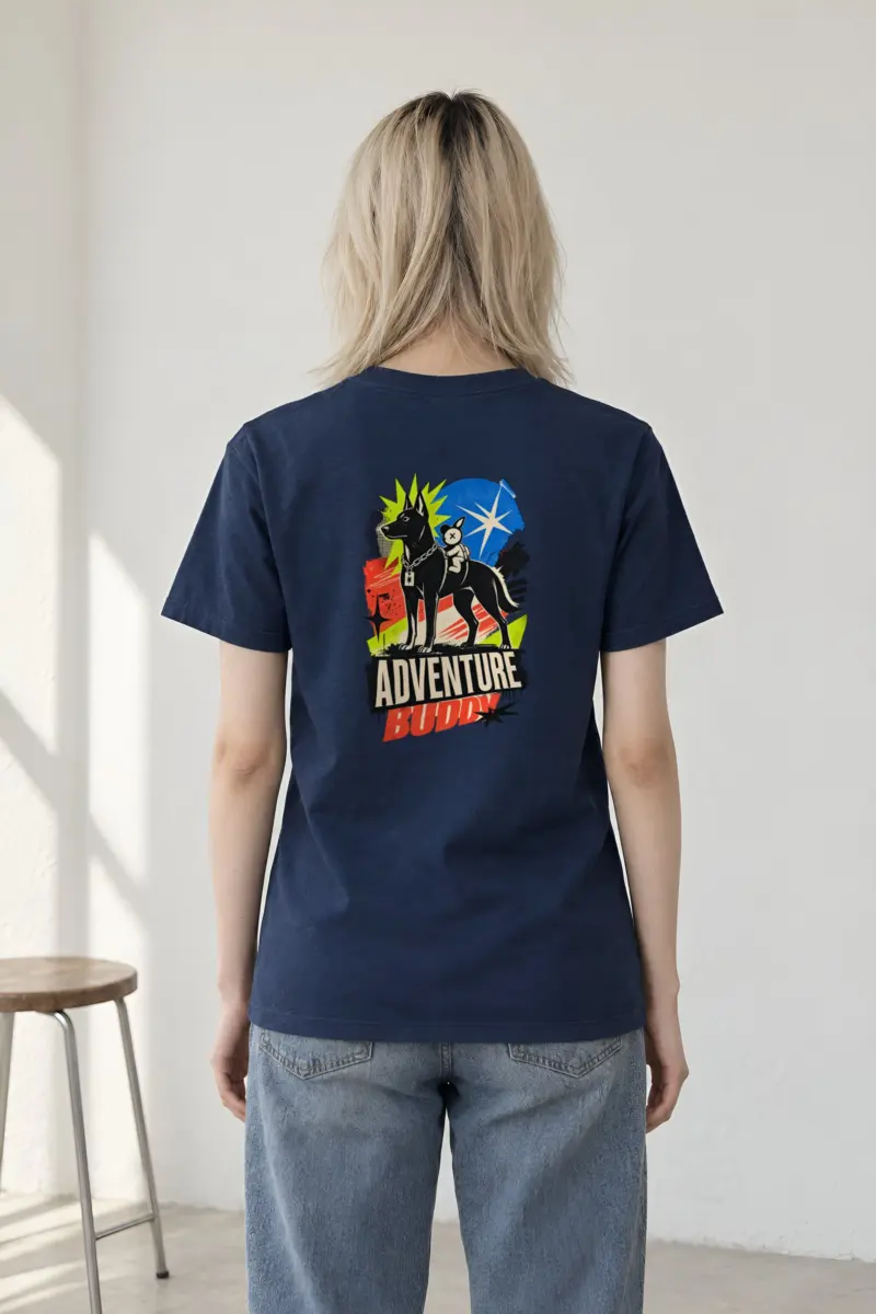 "Adventure Buddy" Heavyweight Unisex Crewneck T-shirt
