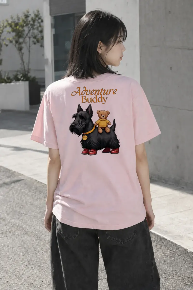 "Adventure Buddy" Heavyweight Unisex Crewneck T-shirt | Gildan 5000