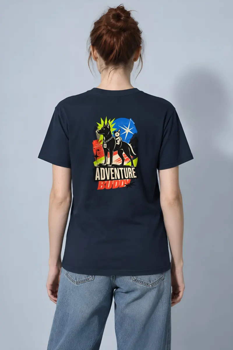 "Adventure Buddy" Heavyweight Unisex Crewneck T-shirt
