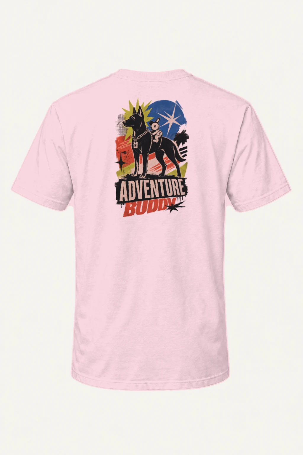 "Adventure Buddy" Heavyweight Unisex Crewneck T-shirt | Gildan 5000