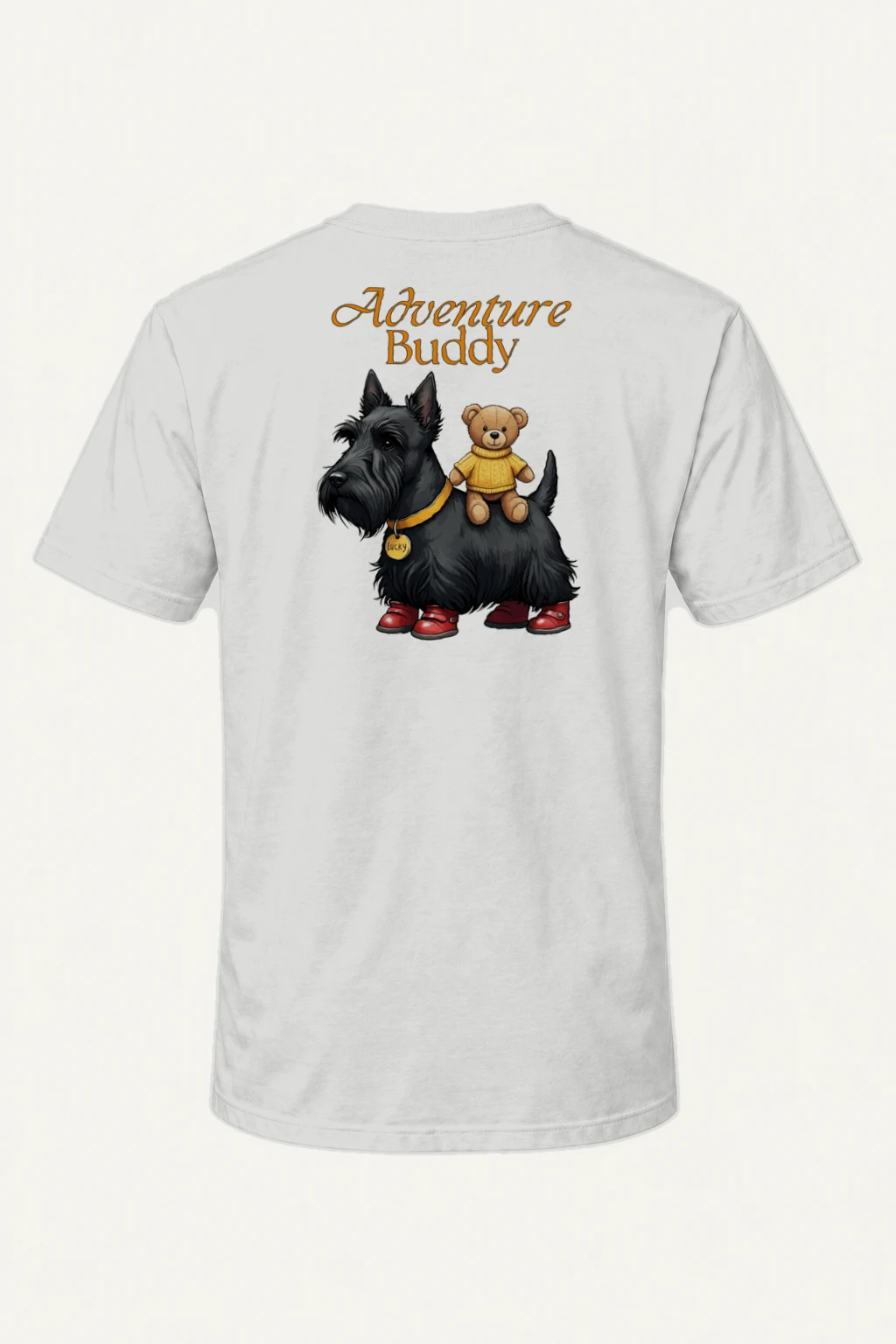 "Adventure Buddy" Heavyweight Unisex Crewneck T-shirt | Gildan 5000
