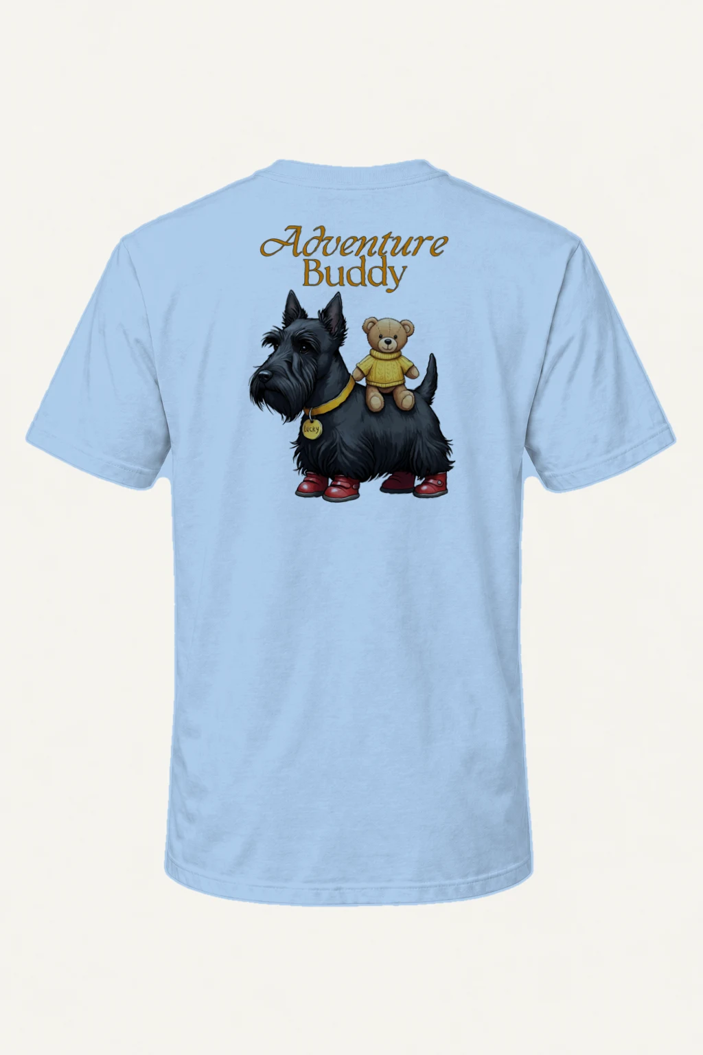 "Adventure Buddy" Heavyweight Unisex Crewneck T-shirt | Gildan 5000