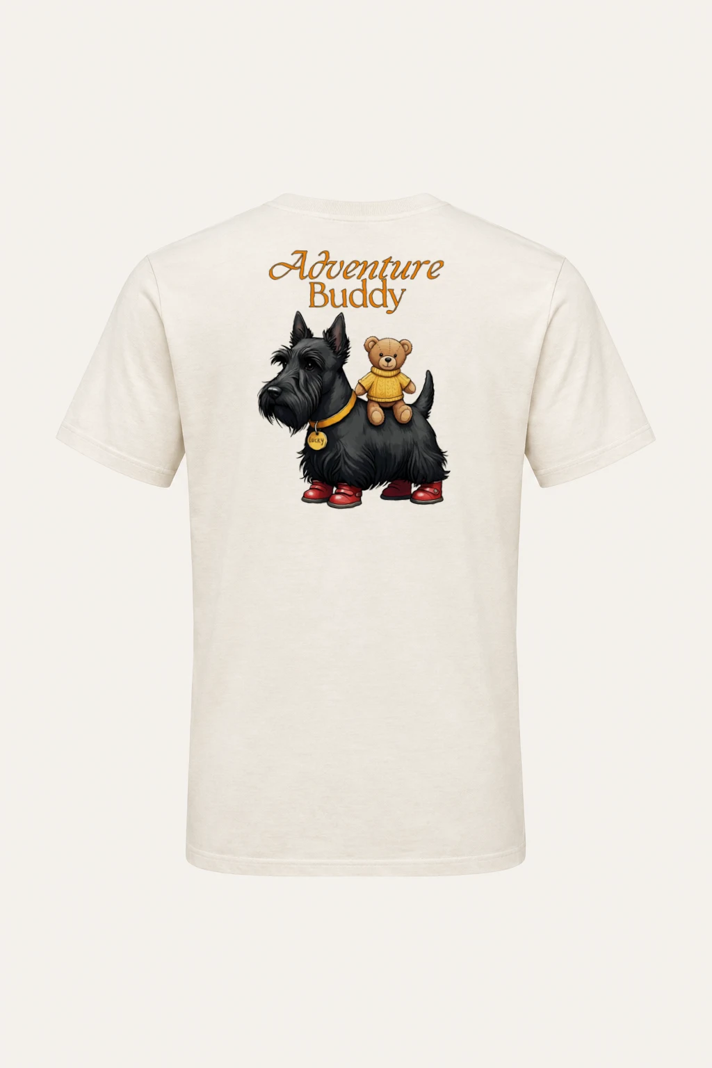 "Adventure Buddy" Heavyweight Unisex Crewneck T-shirt | Gildan 5000