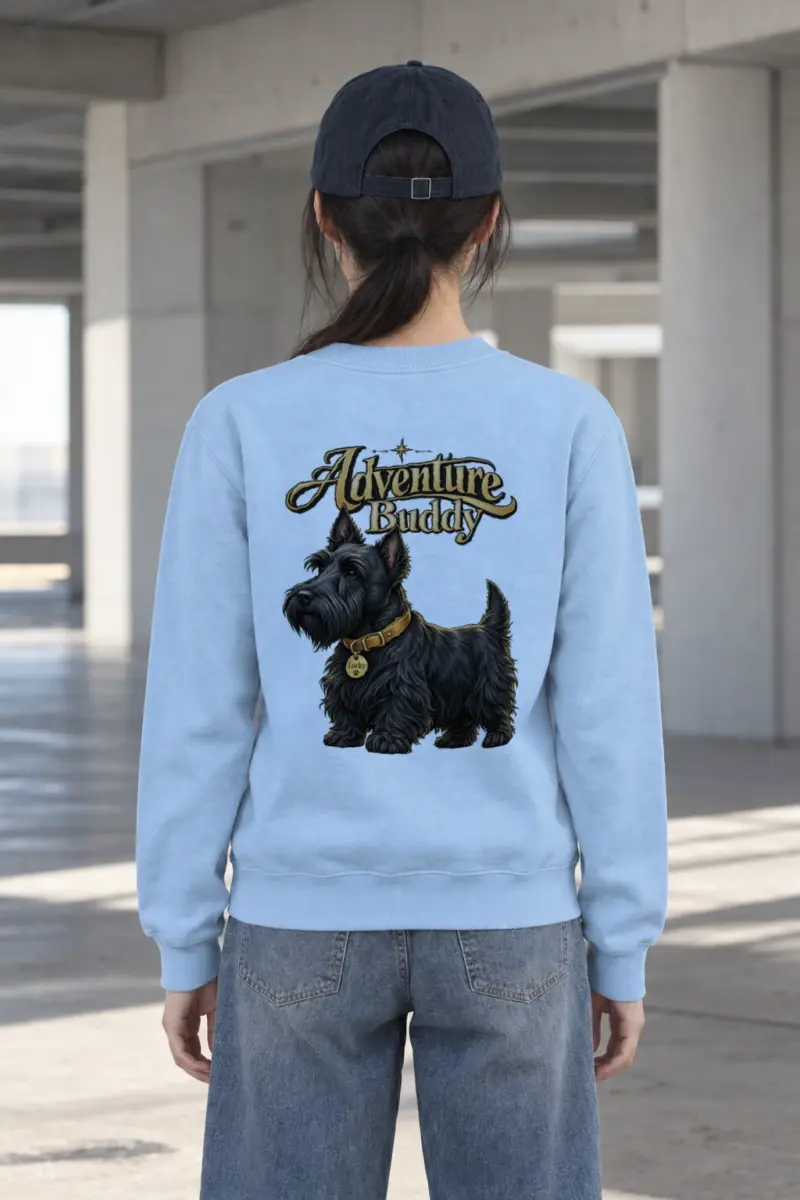 "Adventure Buddy Lucky" Heavy Blend Unisex Crewneck Sweatshirt