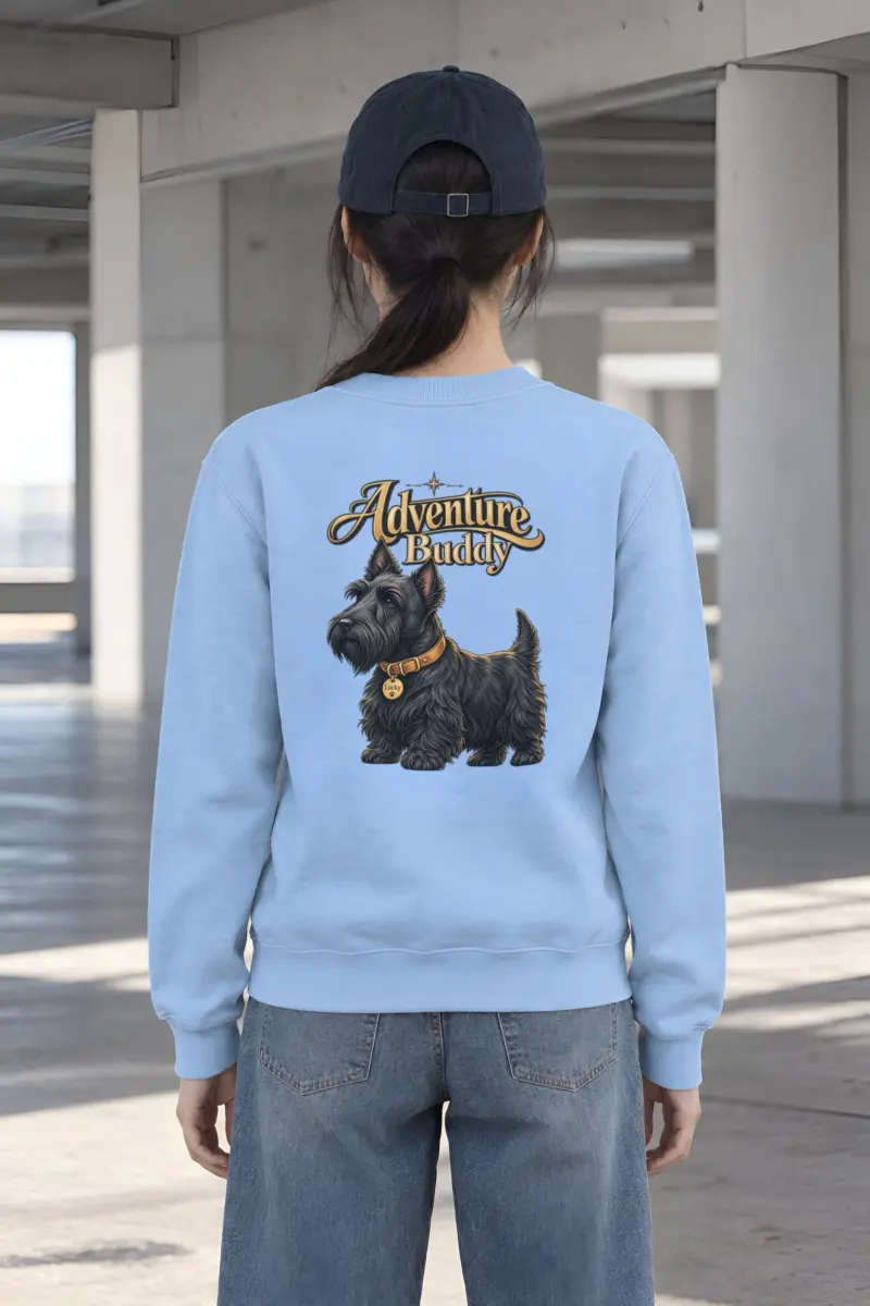 "Adventure Buddy Lucky" Heavy Blend Unisex Crewneck Sweatshirt