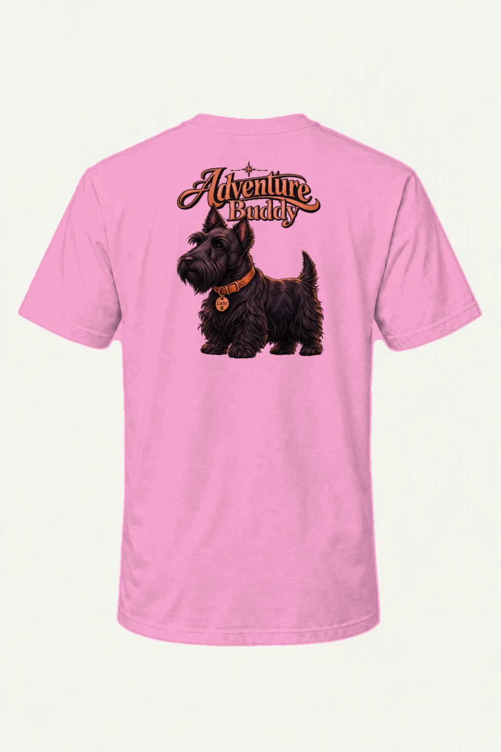 "Adventure Buddy Lucky" Heavyweight Unisex Crewneck T-shirt | Gildan 5000