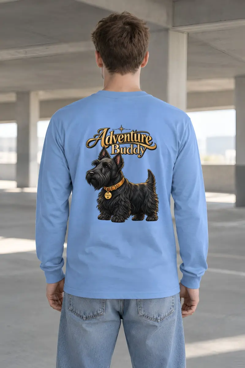 "Adventure Buddy Lucky" Unisex Longsleeve T-shirt