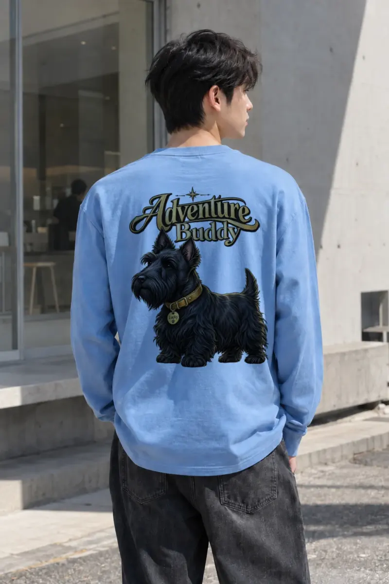 "Adventure Buddy Lucky" Unisex Longsleeve T-shirt | Gildan 2400