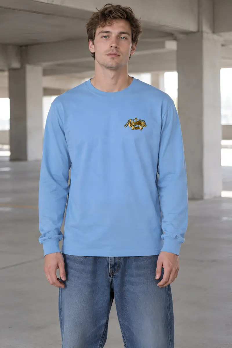 "Adventure Buddy Lucky" Unisex Longsleeve T-shirt