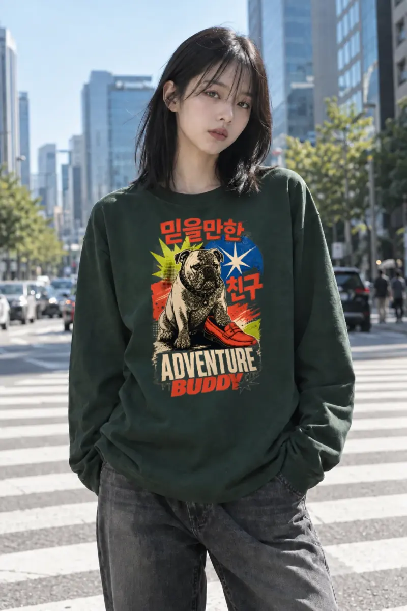 "Adventure Buddy" Unisex Longsleeve T-shirt | Gildan 2400