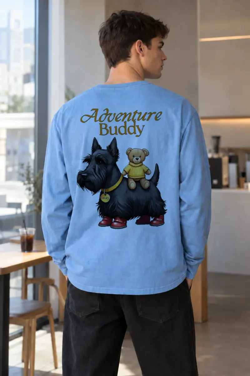 “Adventure Buddy” Unisex Longsleeve T-shirt | Gildan 2400