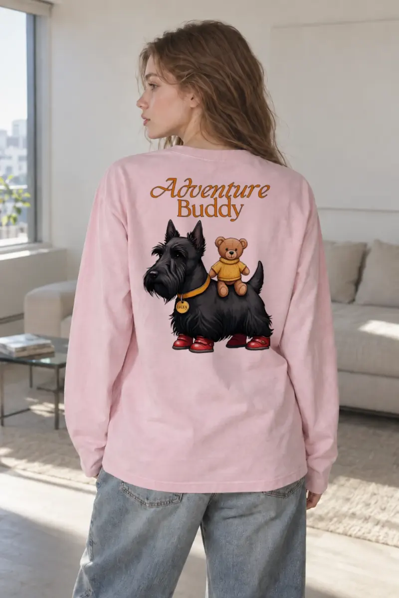 "Adventure Buddy" Unisex Longsleeve T-shirt | Gildan 2400