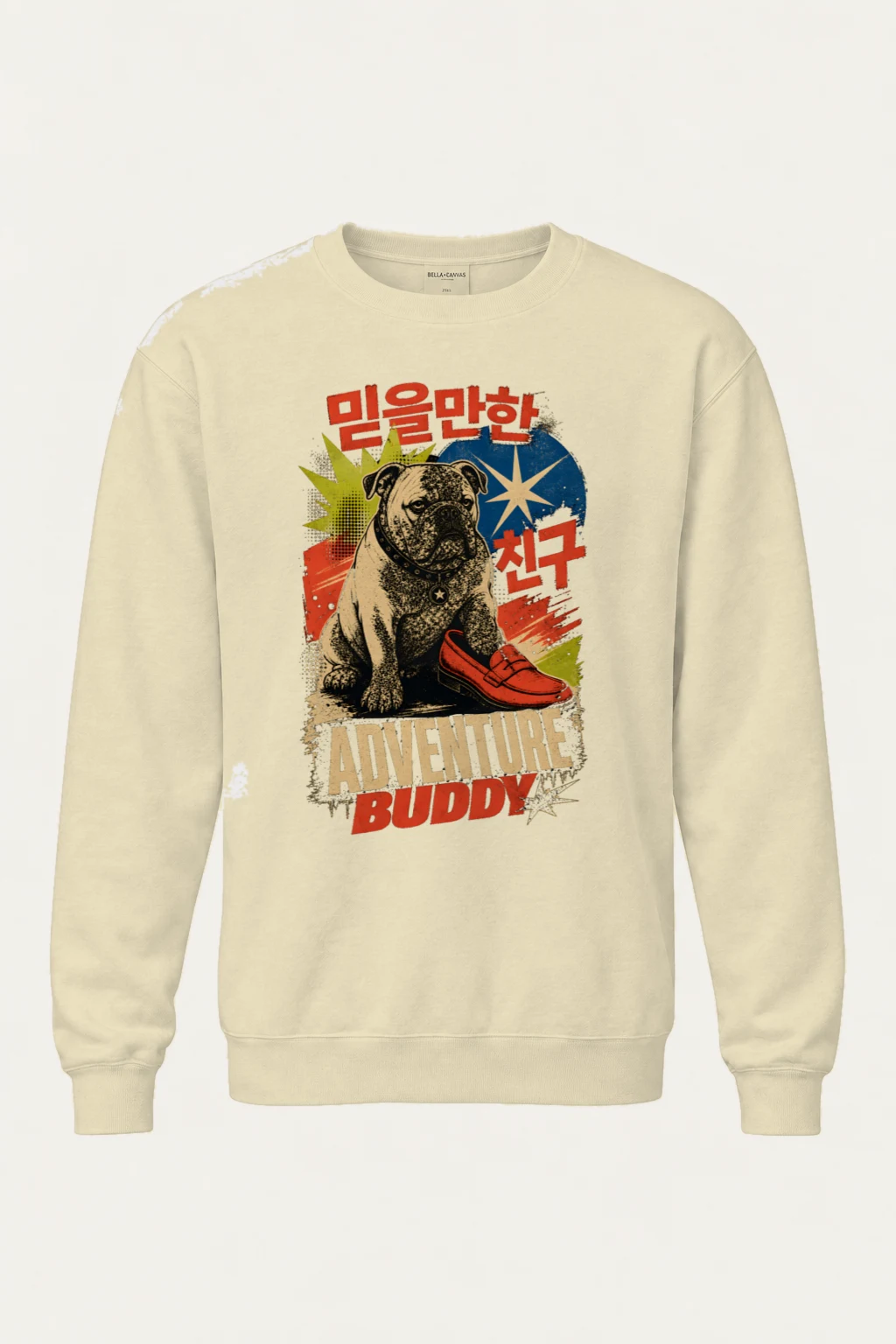 "Adventure Buddy" Unisex Sponge Fleece Crewneck Sweatshirt | Bella + Canvas 3901