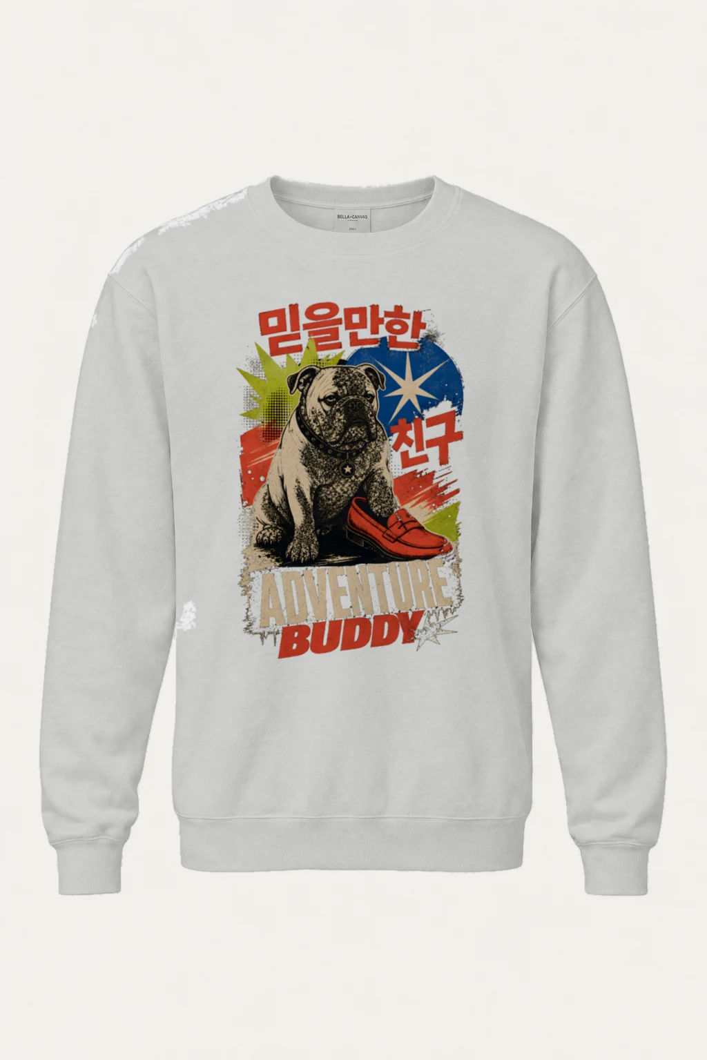 "Adventure Buddy" Unisex Sponge Fleece Crewneck Sweatshirt | Bella + Canvas 3901