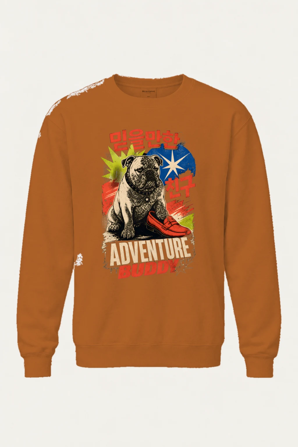 "Adventure Buddy" Unisex Sponge Fleece Crewneck Sweatshirt | Bella + Canvas 3901