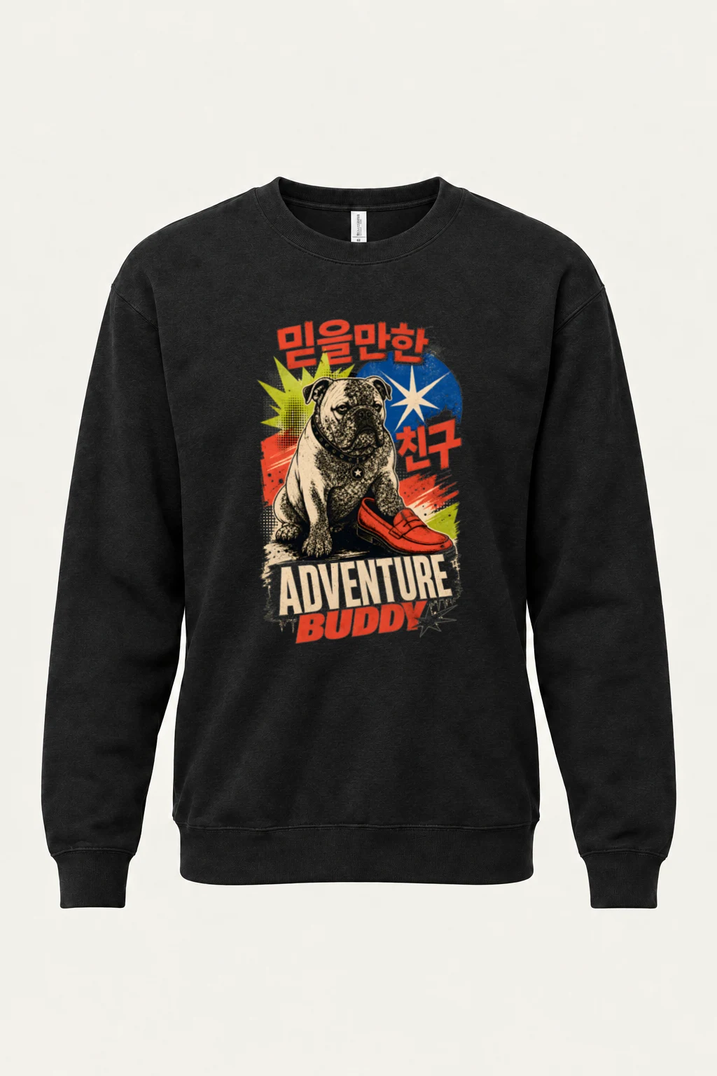 "Adventure Buddy" Unisex Sponge Fleece Crewneck Sweatshirt | Bella + Canvas 3901