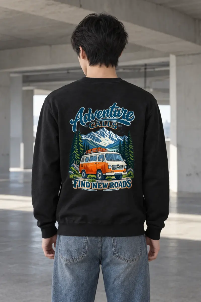 "Adventure Calls" Heavy Blend Unisex Crewneck Sweatshirt