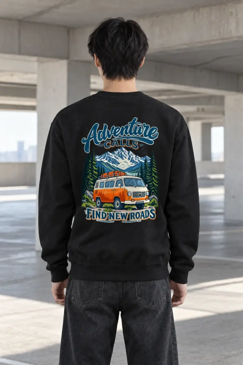 "Adventure Calls" Heavy Blend Unisex Crewneck Sweatshirt