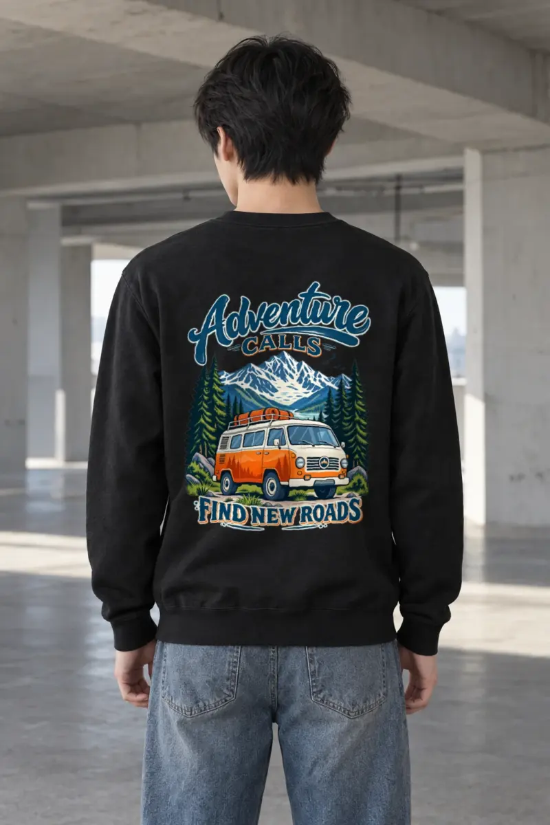 "Adventure Calls" Heavy Blend Unisex Crewneck Sweatshirt